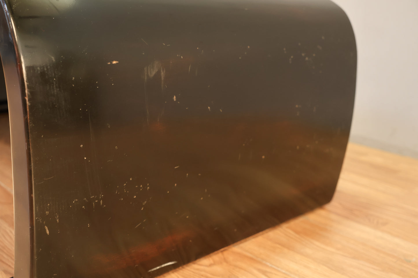 Black Lacquered Waterfall Coffee Table - ONLINE ONLY