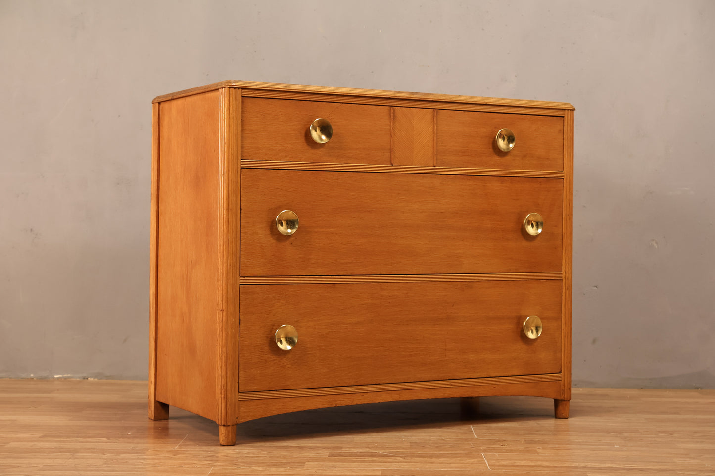 Art Deco Blonde 3-Drawer Dresser - ONLINE ONLY