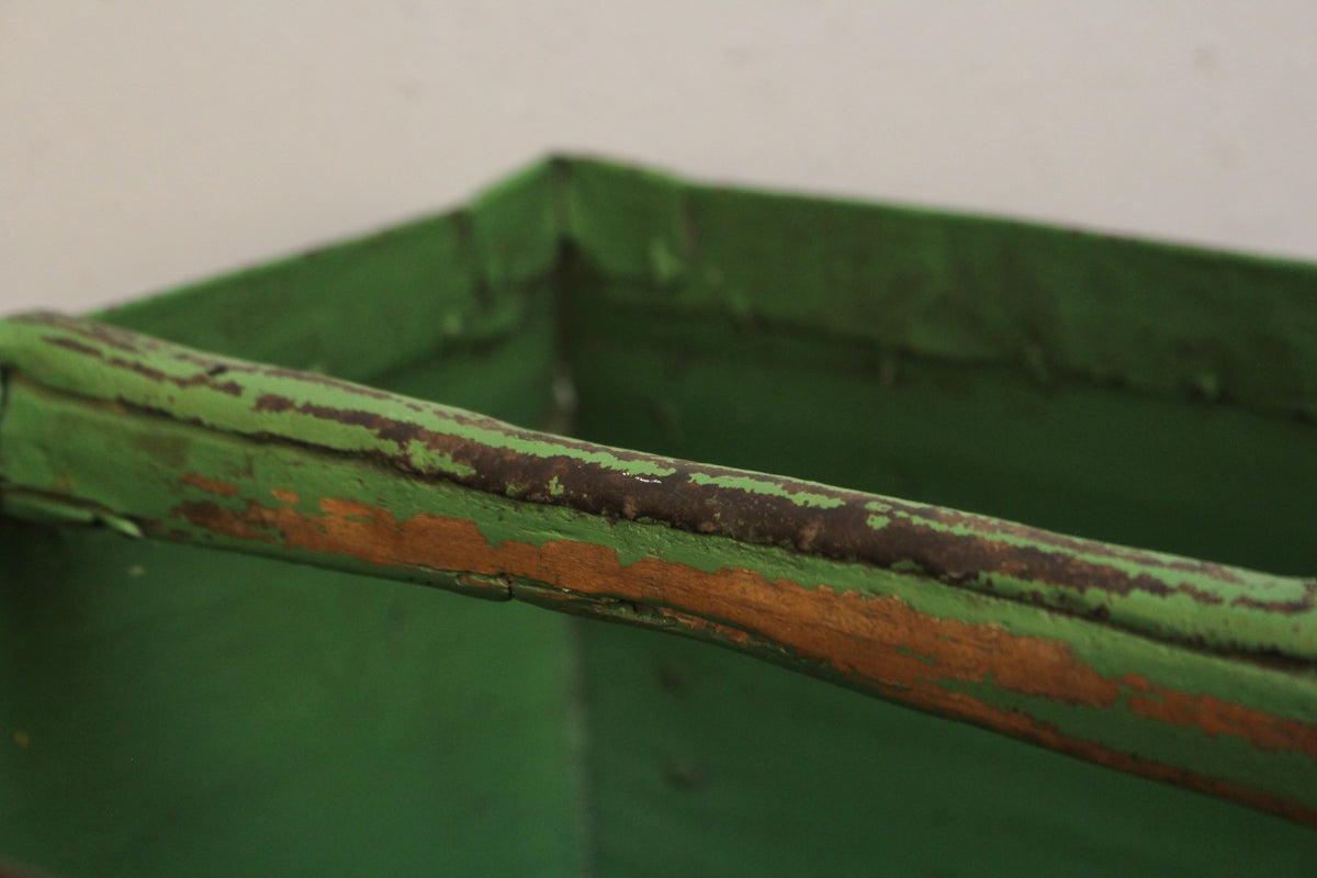 Antique Emerald Chinese Gathering Basket