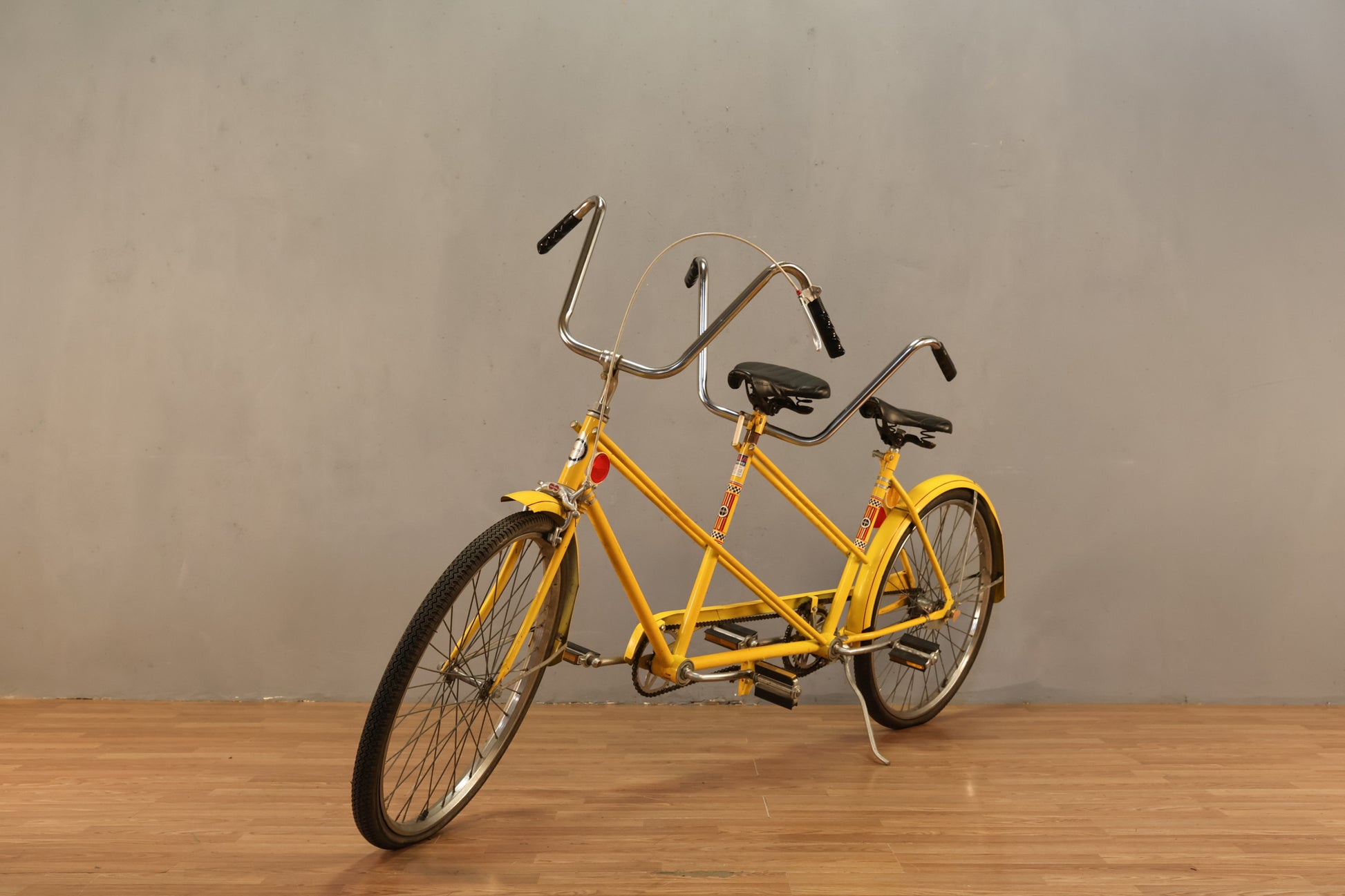 Sears Yellow Tandem Bicycle