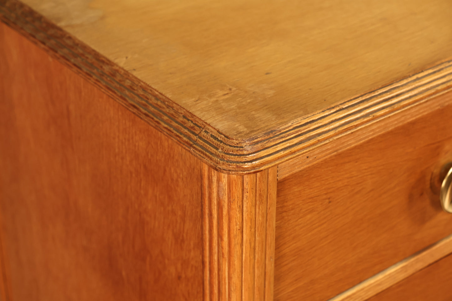 Art Deco Blonde 3-Drawer Dresser - ONLINE ONLY
