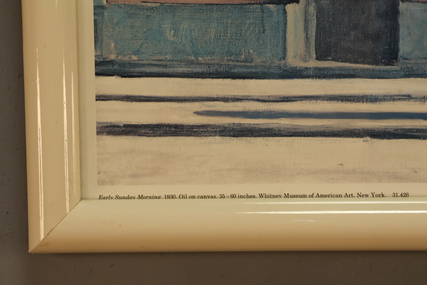 "Early Sunday Morning" Edward Hopper Print