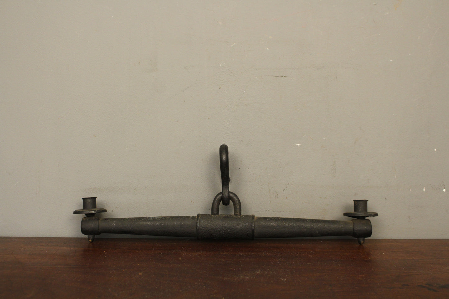 Hanging Iron Yoke Candelabra