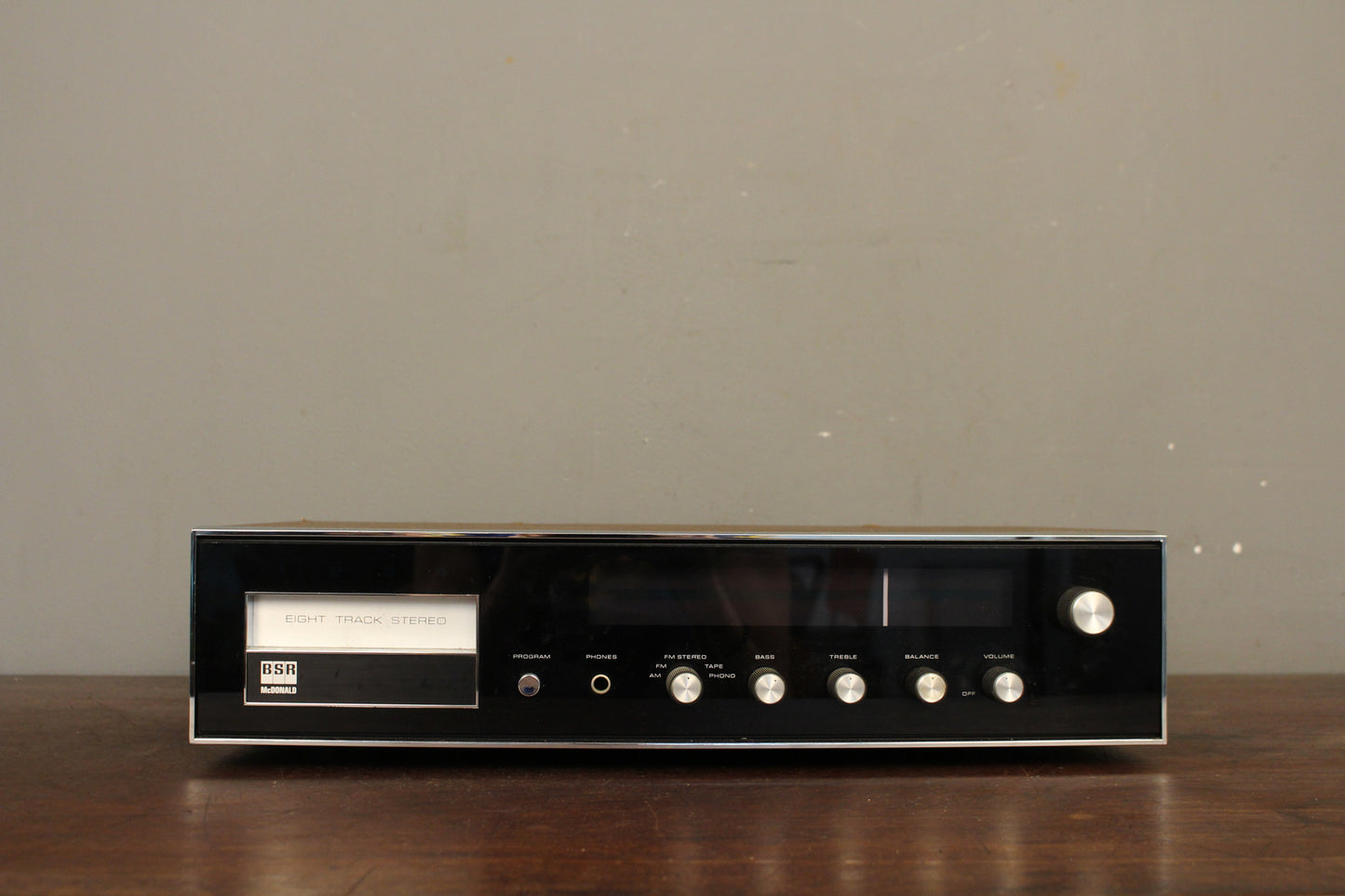 1970s Prop BSR McDonald 8-Track Stereo