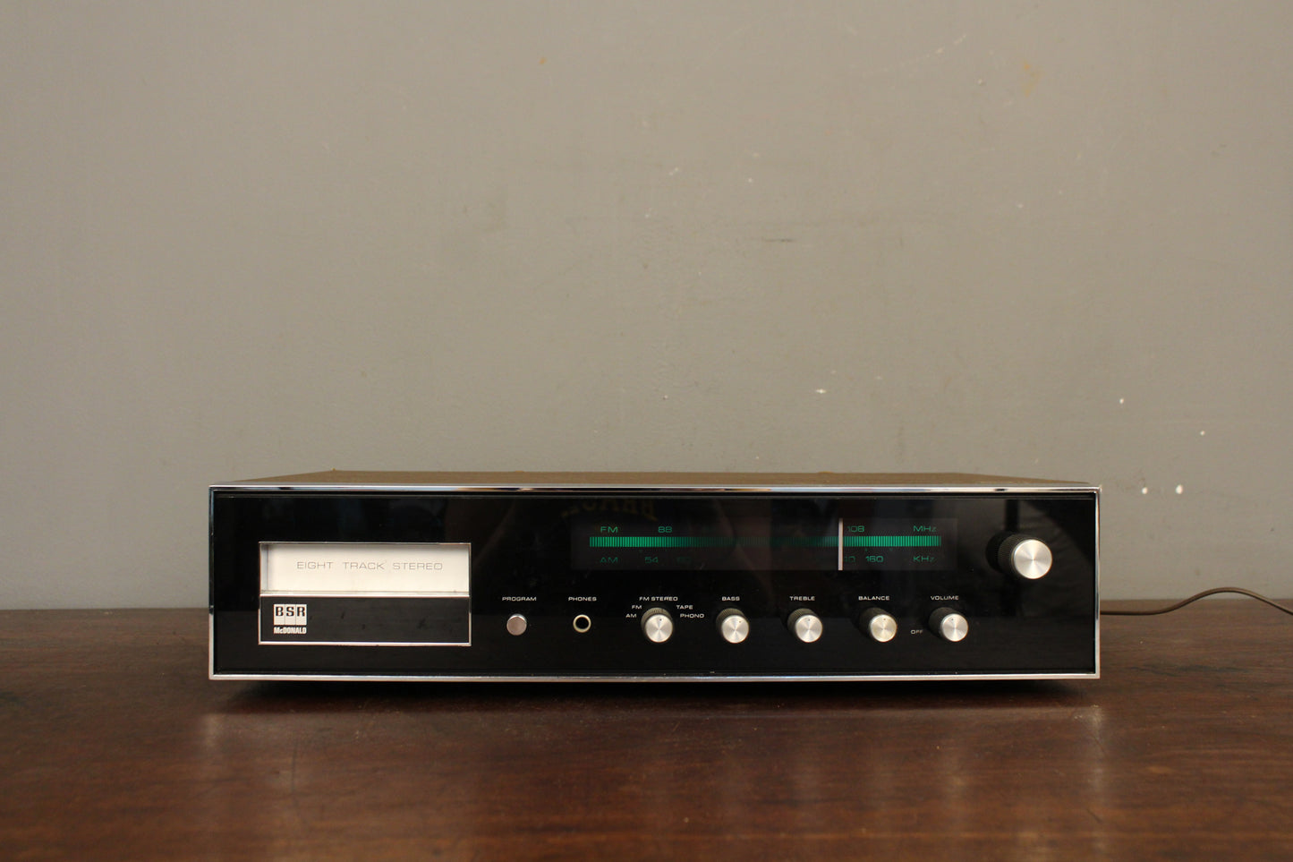 1970s Prop BSR McDonald 8-Track Stereo