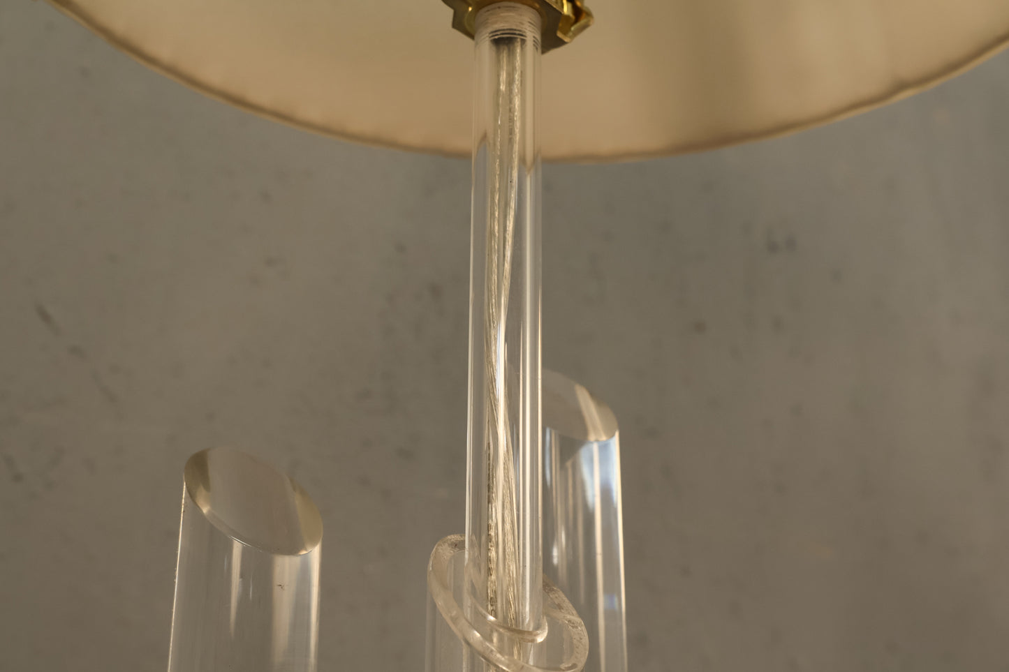 Lucite Rod Table Lamp
