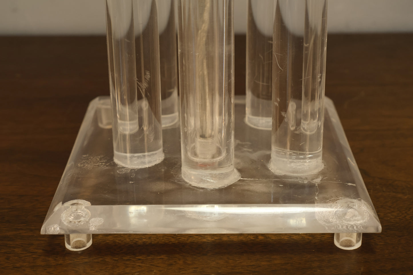 Lucite Rod Table Lamp