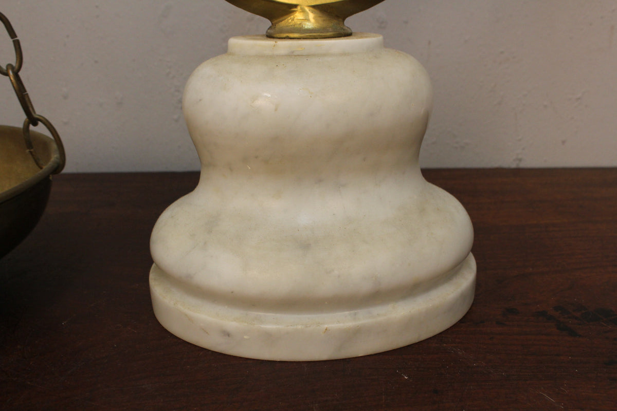 Large P. Quindici Chilog Marble & Brass Scale
