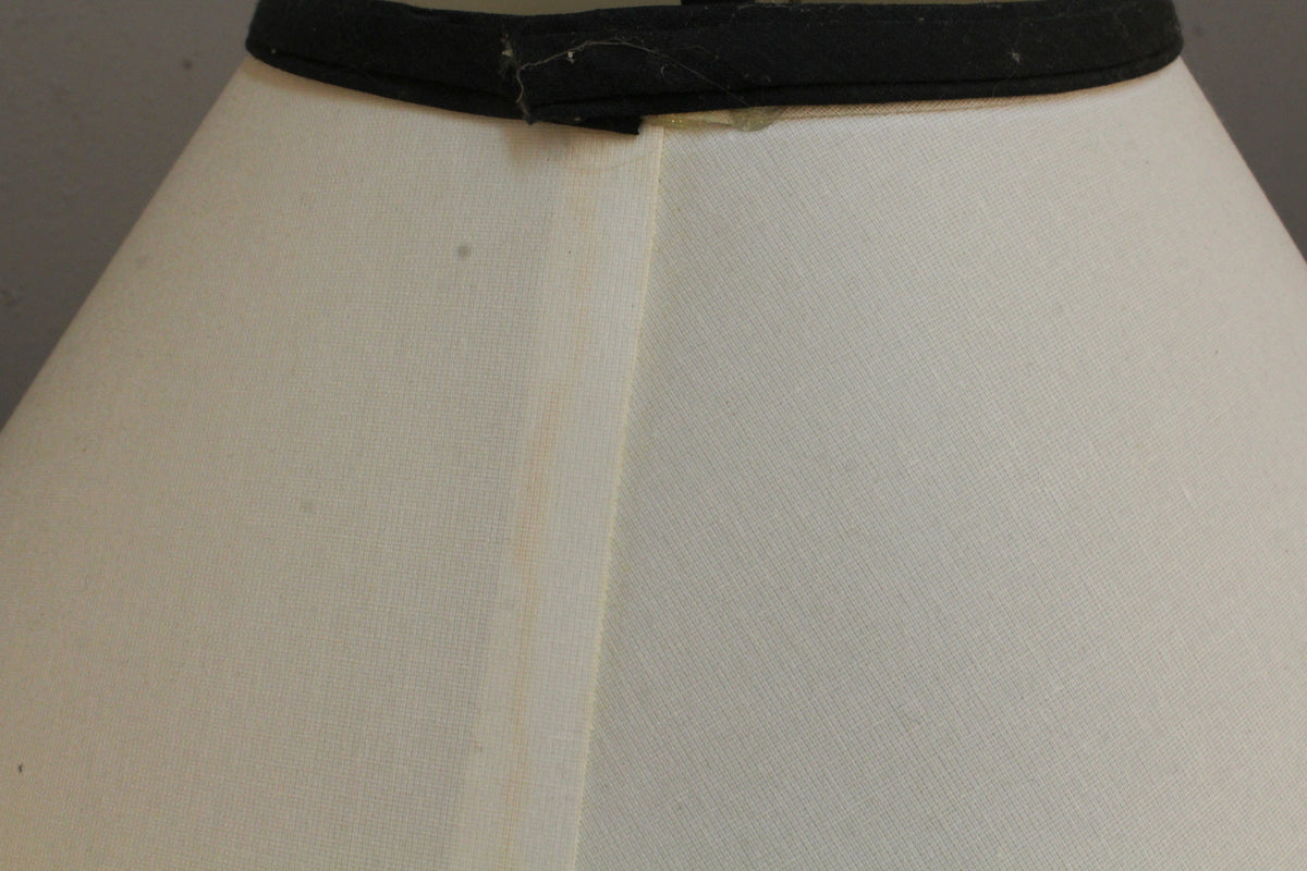 Black & White Glass Table Lamp