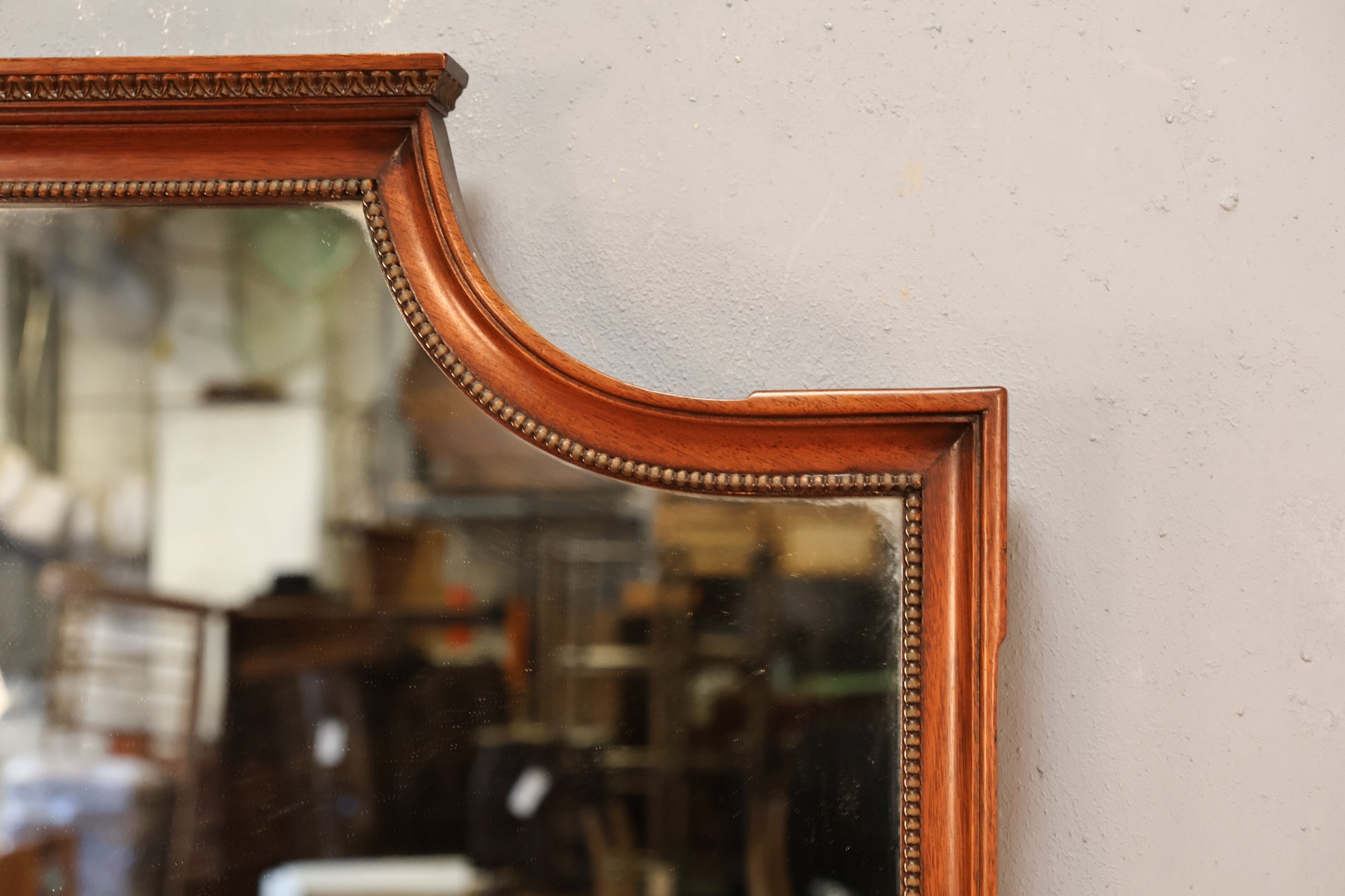 Mahogany Chippendale-Style Mirror – Furnish Green