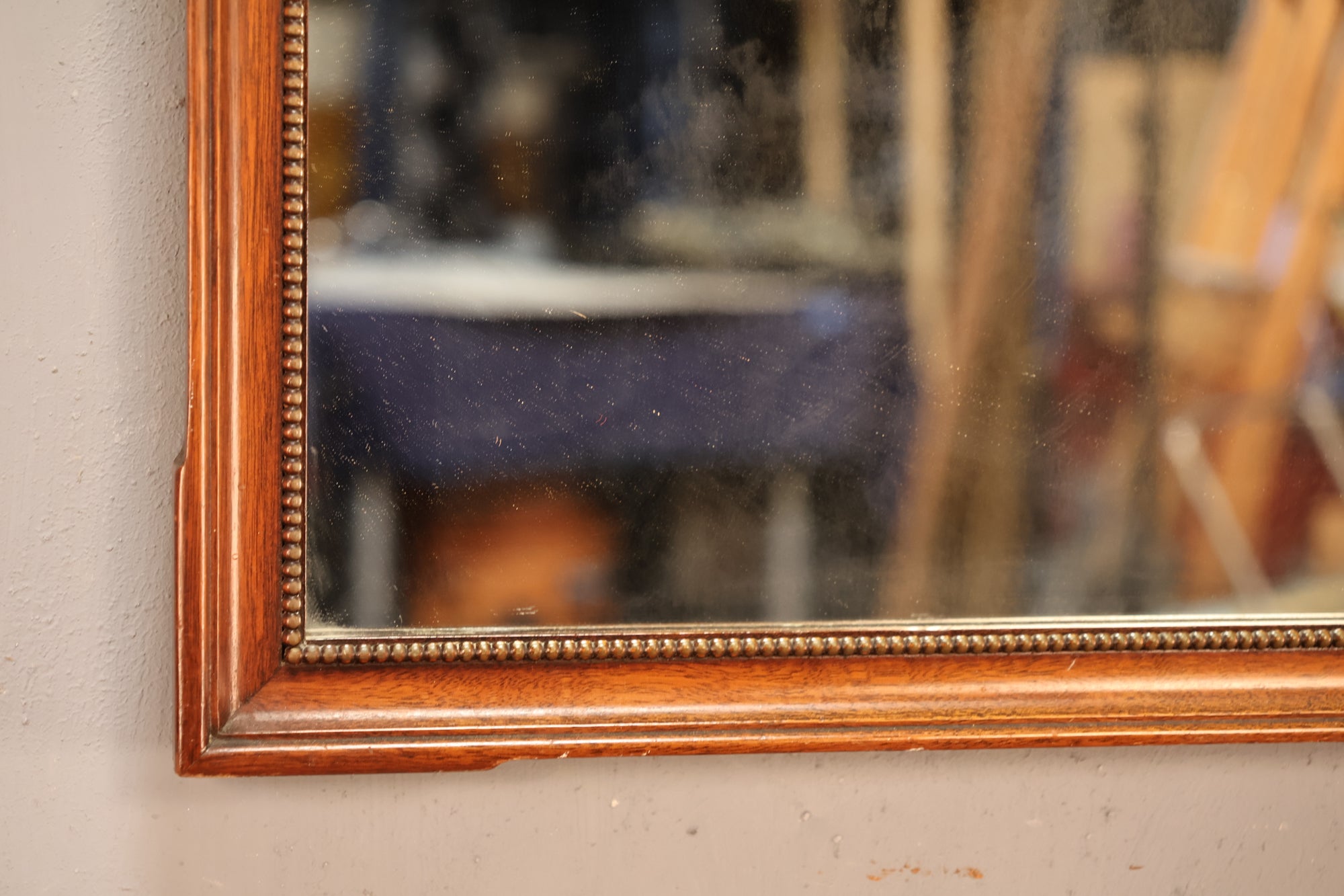 Mahogany Chippendale-Style Mirror – Furnish Green