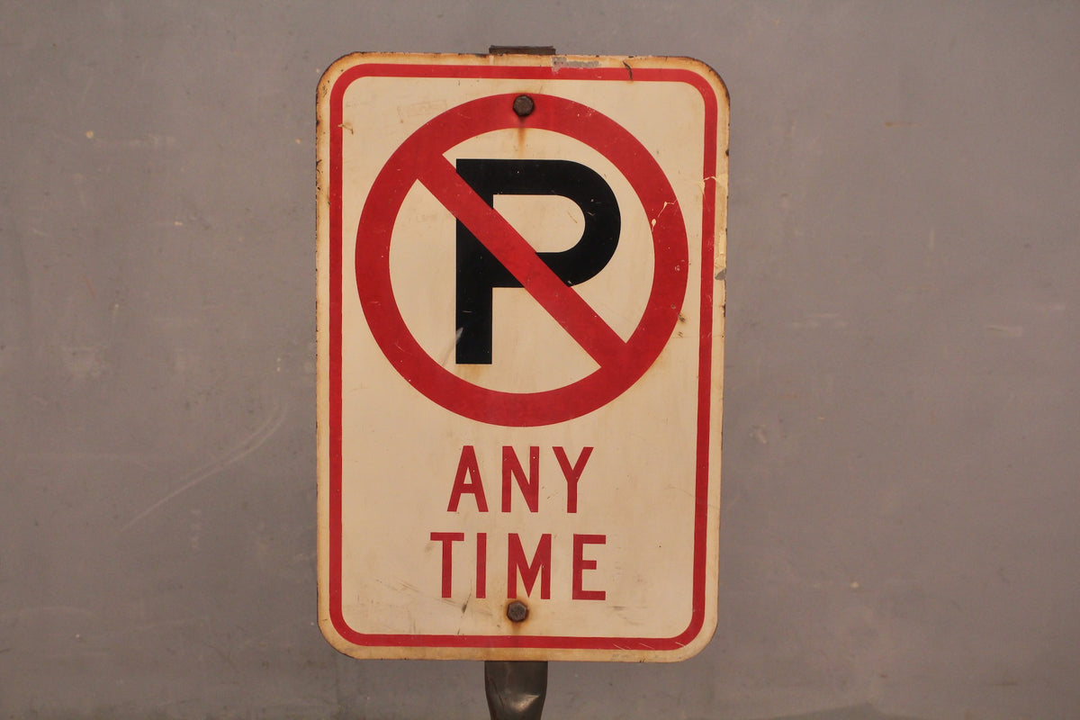 "No Parking" Sign