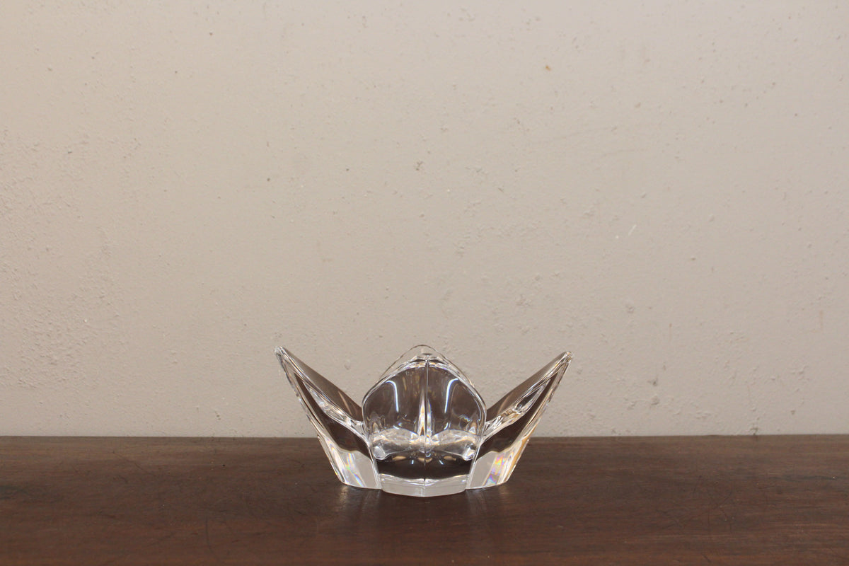 Large Orrefors "Lotus" Crystal Bowl