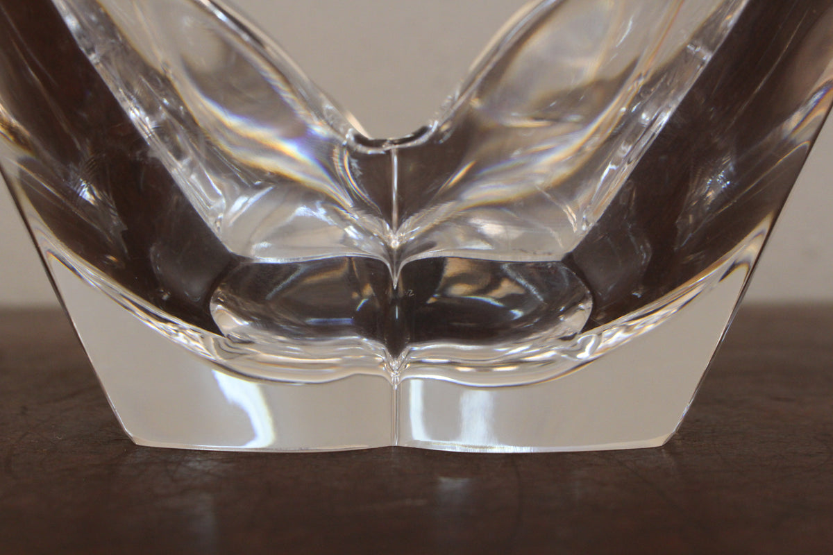 Large Orrefors "Lotus" Crystal Bowl