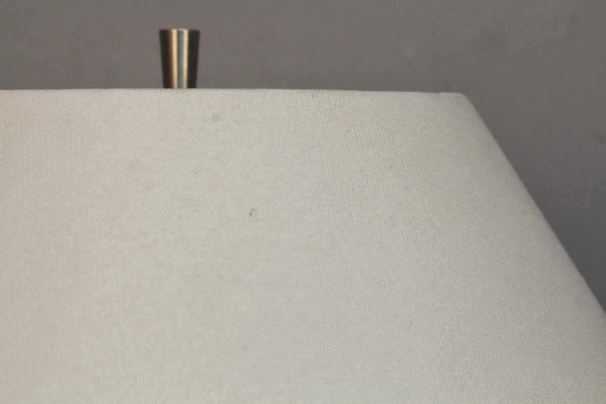 Ivory Textured Plaster Table Lamp