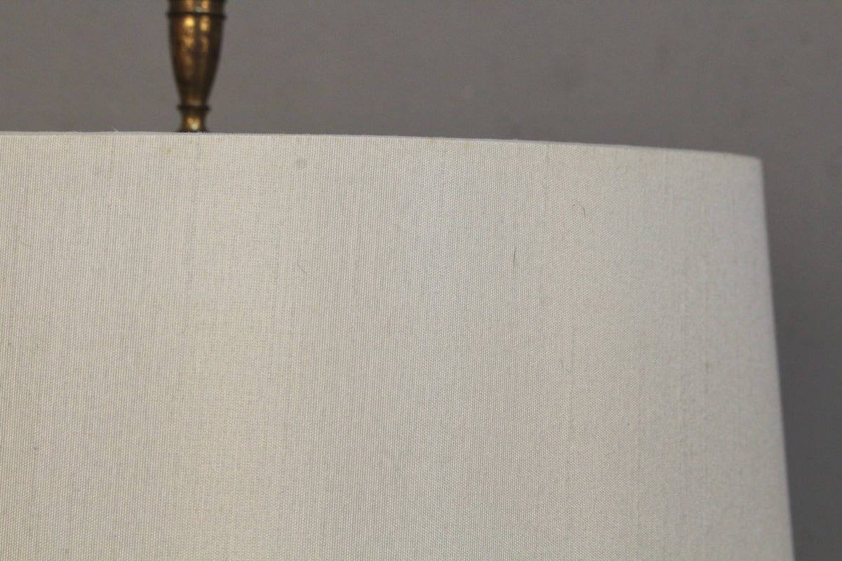 1970s Tubular Aluminum Table Lamp