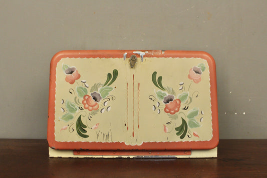 Rustic Floral Bread Box
