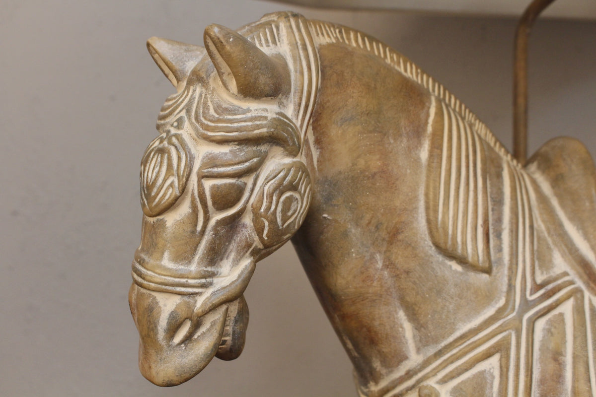 Ceramic Horse Table Lamp