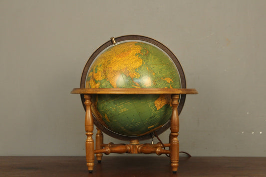 1940s Illuminated Globe