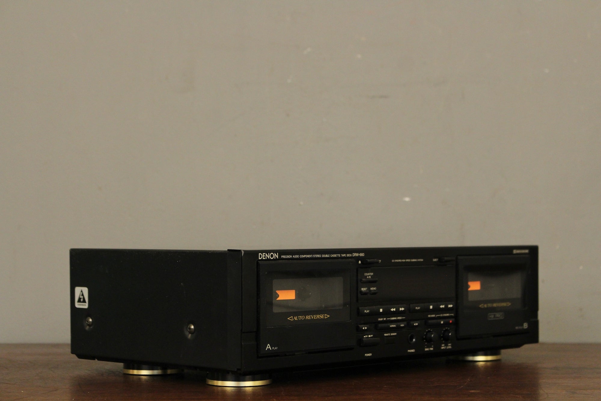 その他 denon 1990s Denon Dual Cassette Player – Furnish Green