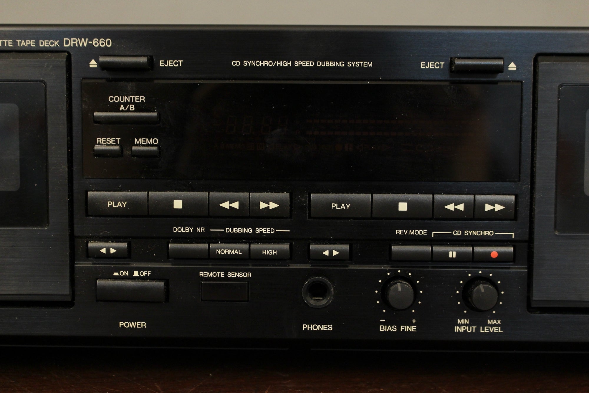 1990s Denon Dual Cassette Player – Furnish Green