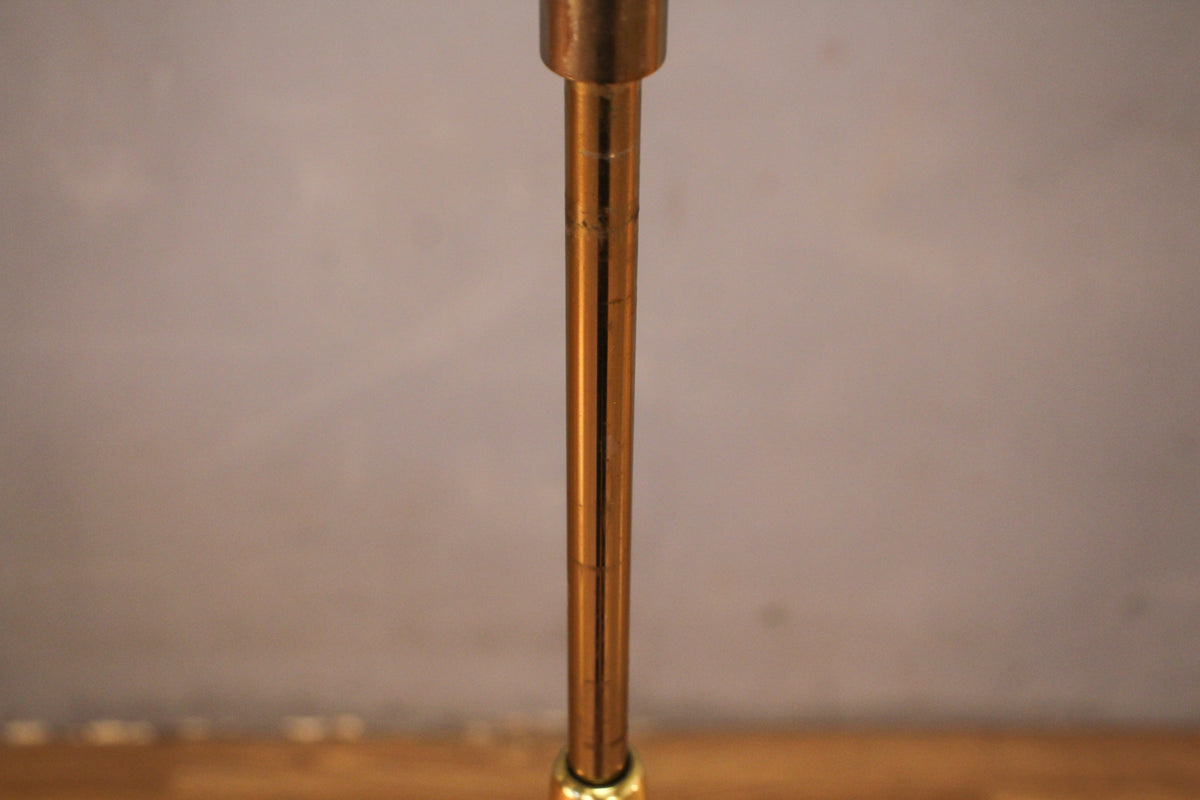 Simple Brass Reading Floor Lamp
