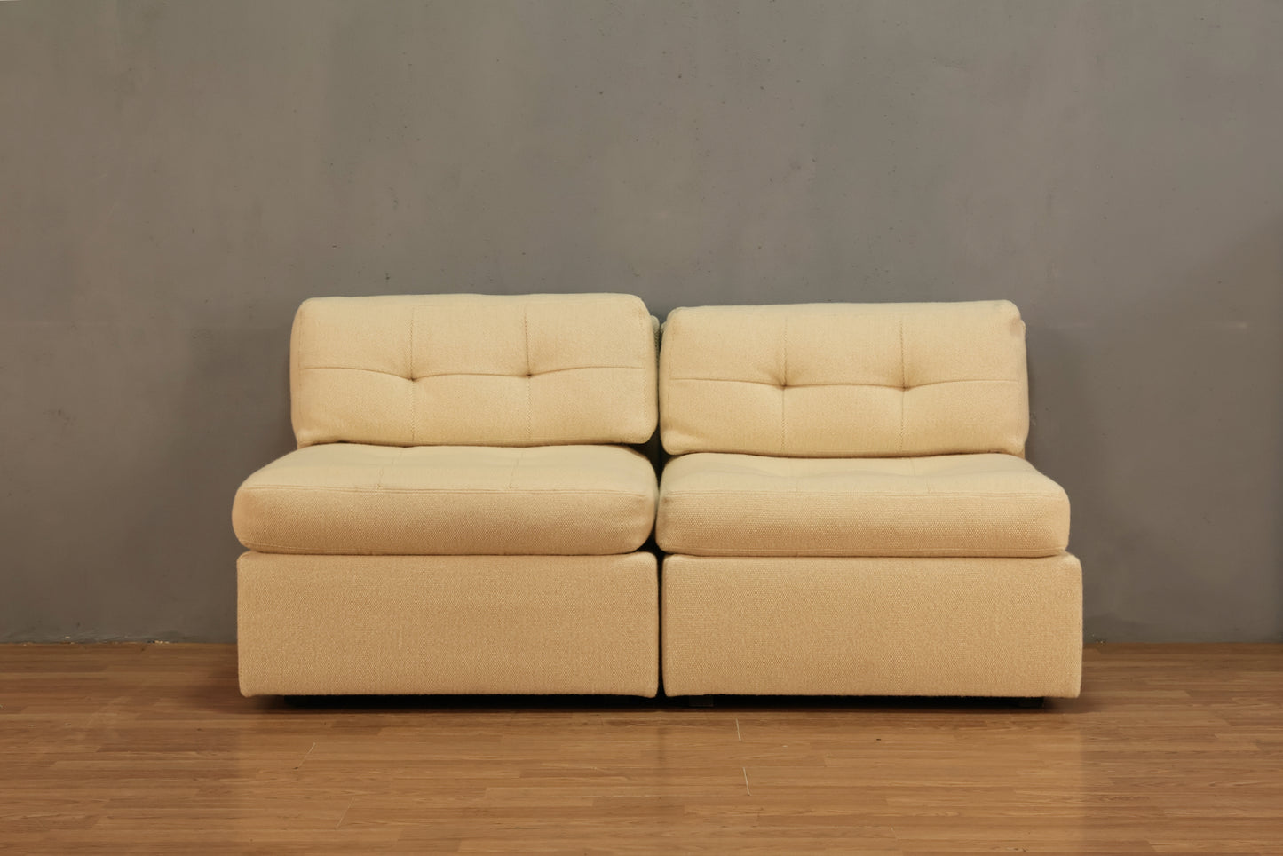 1980s Ecru 4-Piece Sofa - ONLINE ONLY