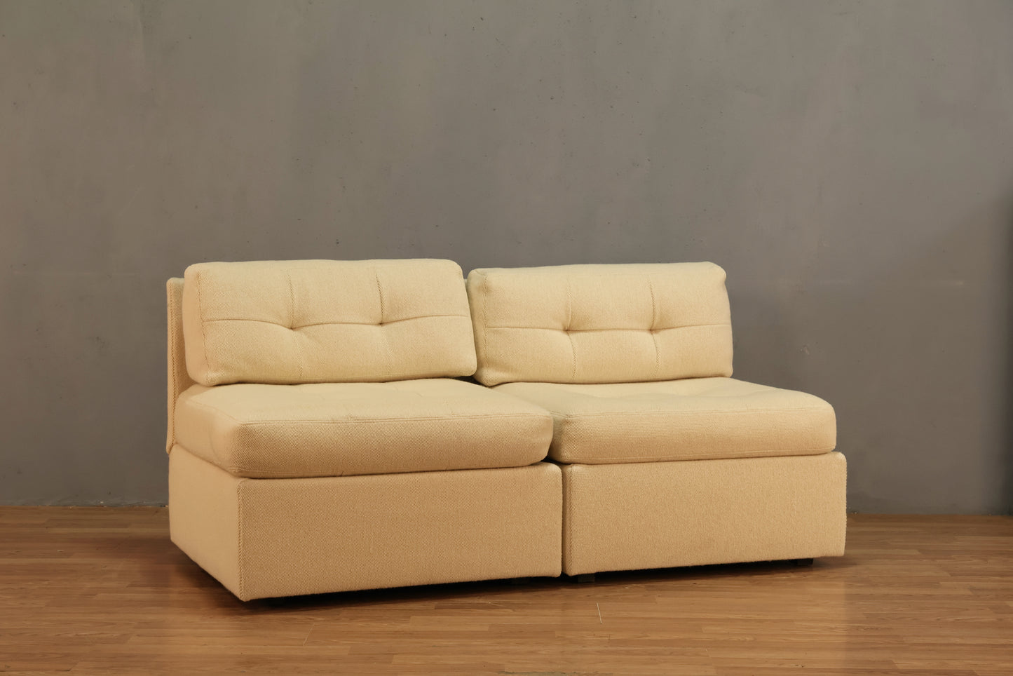 1980s Ecru 4-Piece Sofa - ONLINE ONLY