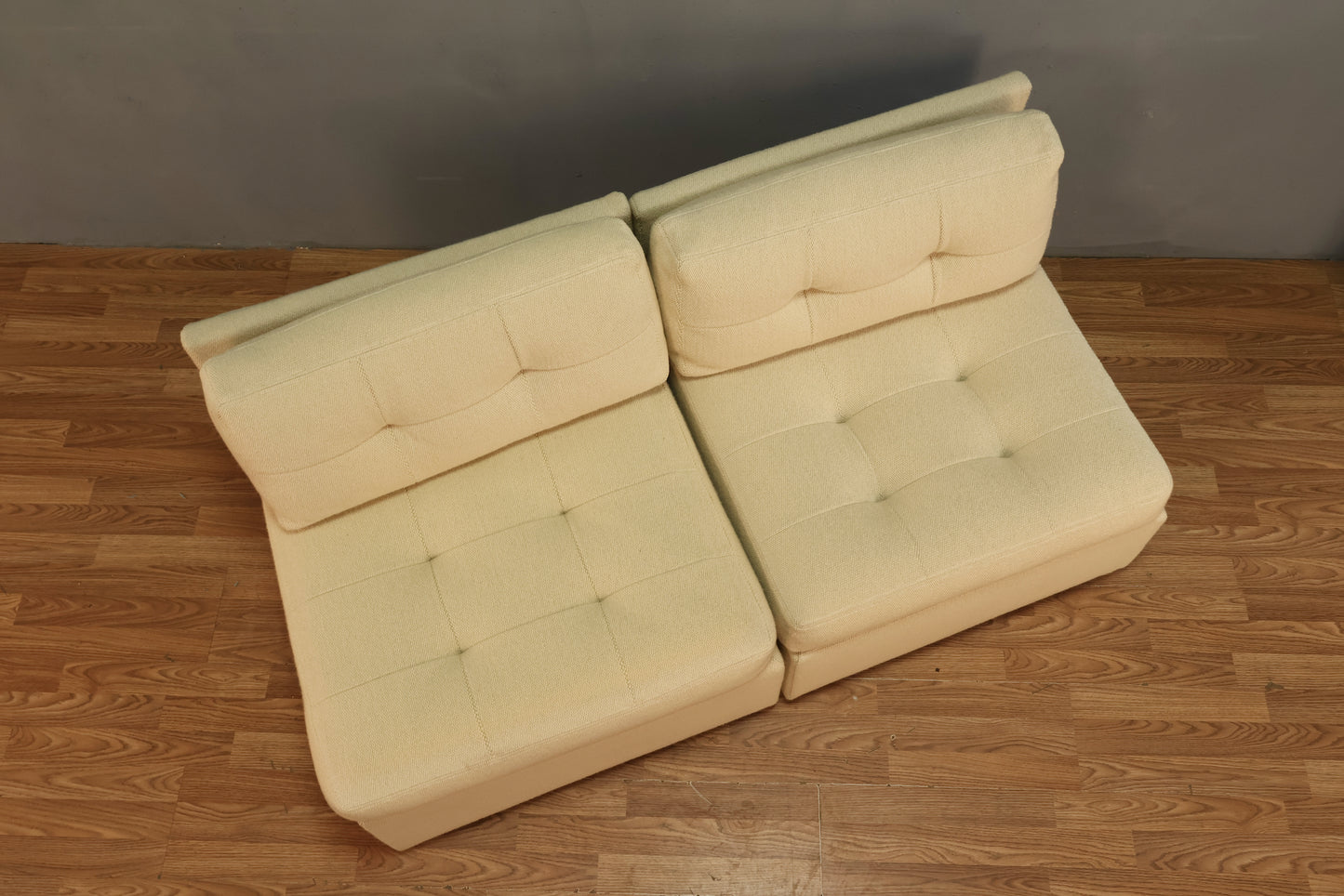 1980s Ecru 4-Piece Sofa - ONLINE ONLY