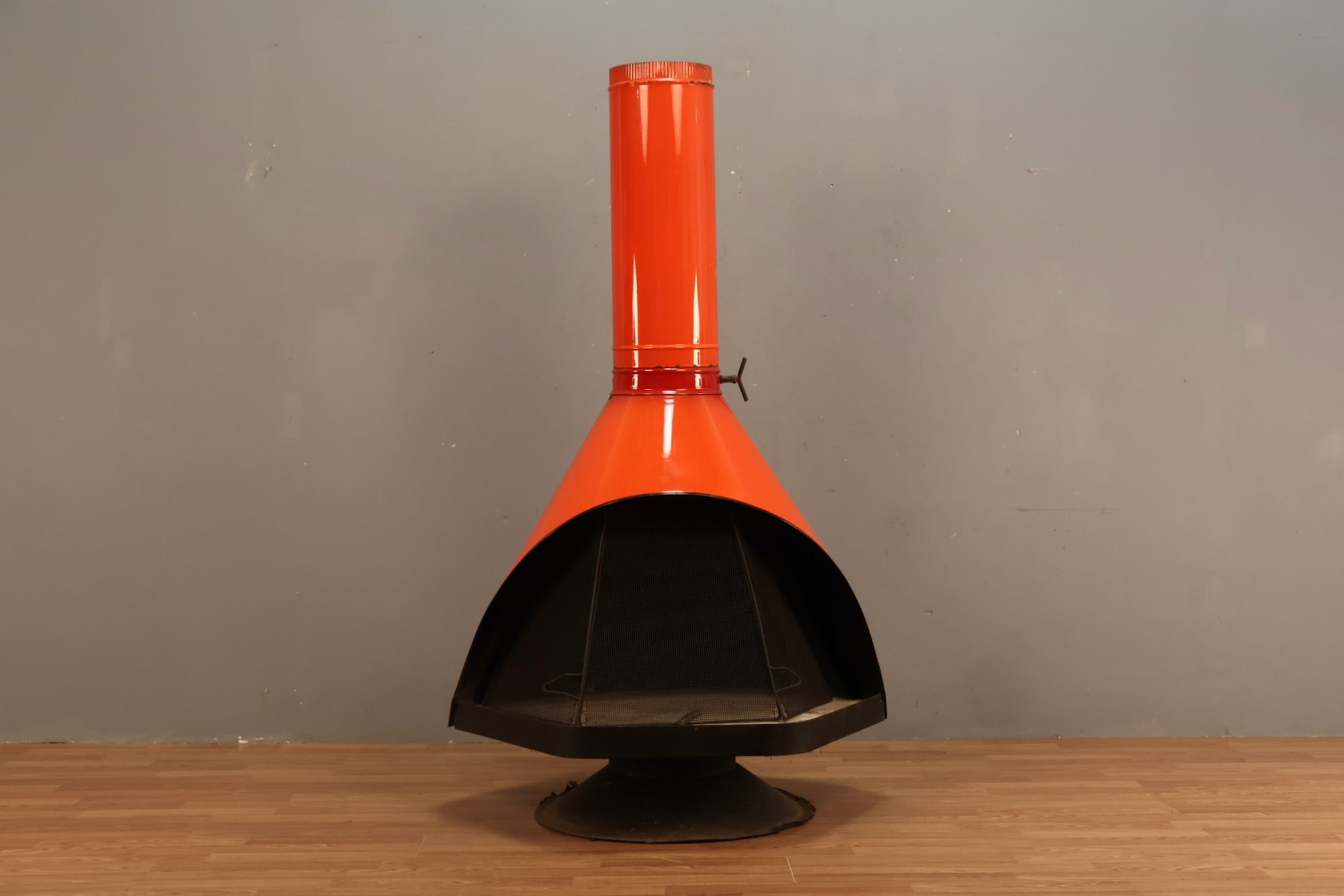 Majestic Mid Century Flame Orange Fireplace - ONLINE ONLY