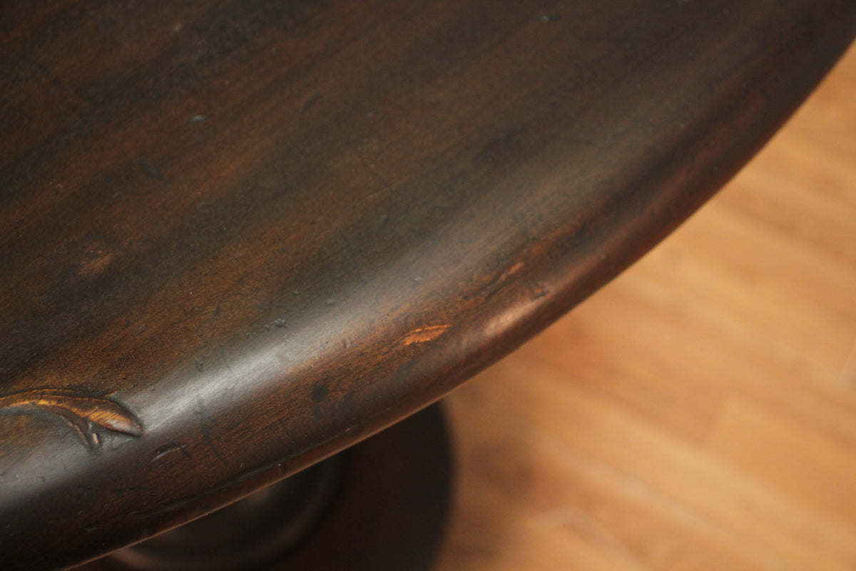Dark Mahogany Spin-Top Occasional Table - ONLINE ONLY