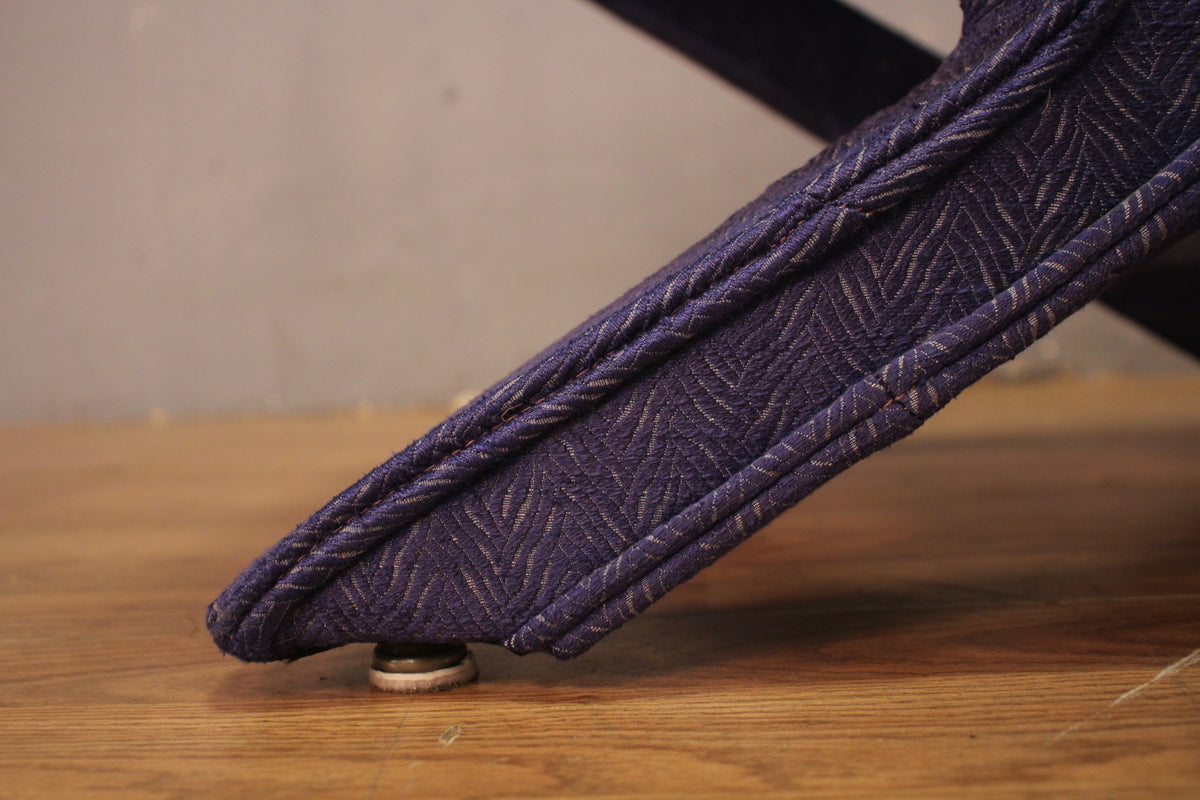 Sapphire "X" Ottoman