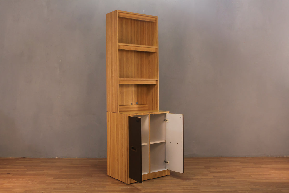 Slim Two-Tone Laminate Wall Unit