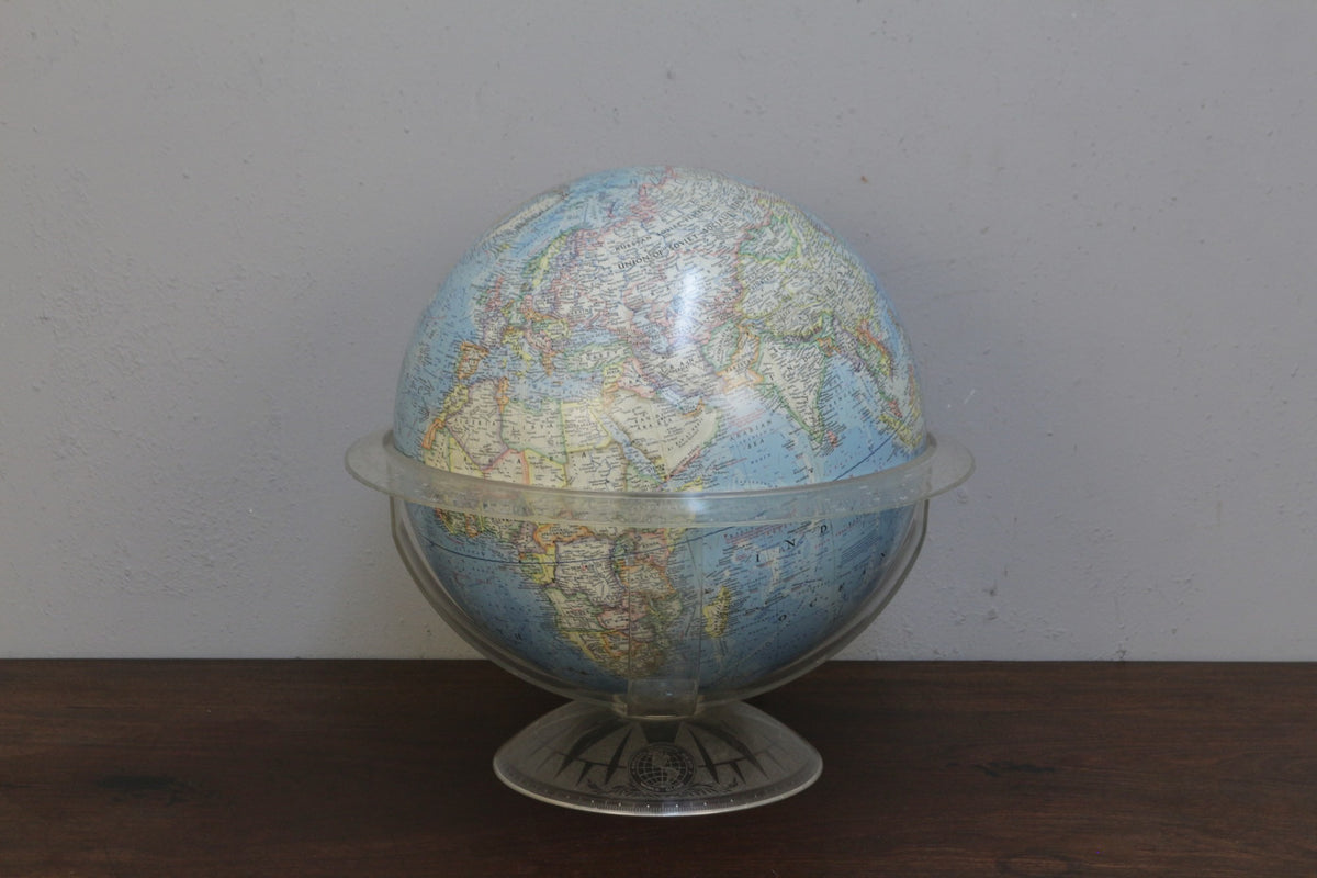 1960s National Geographic Illuminated Globe