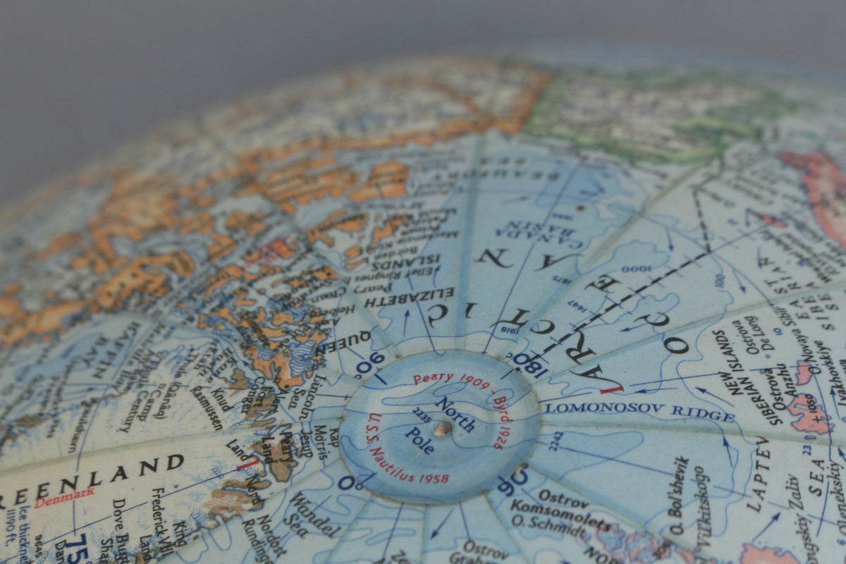1960s National Geographic Illuminated Globe
