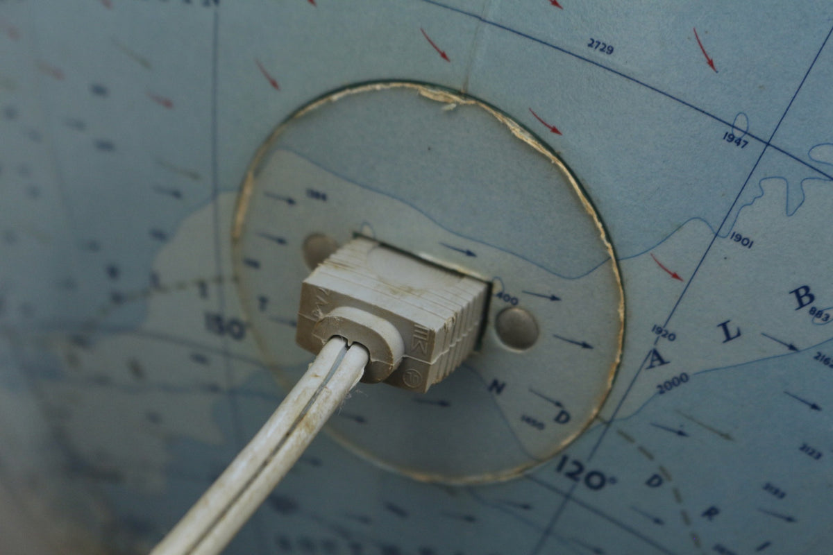 1960s National Geographic Illuminated Globe