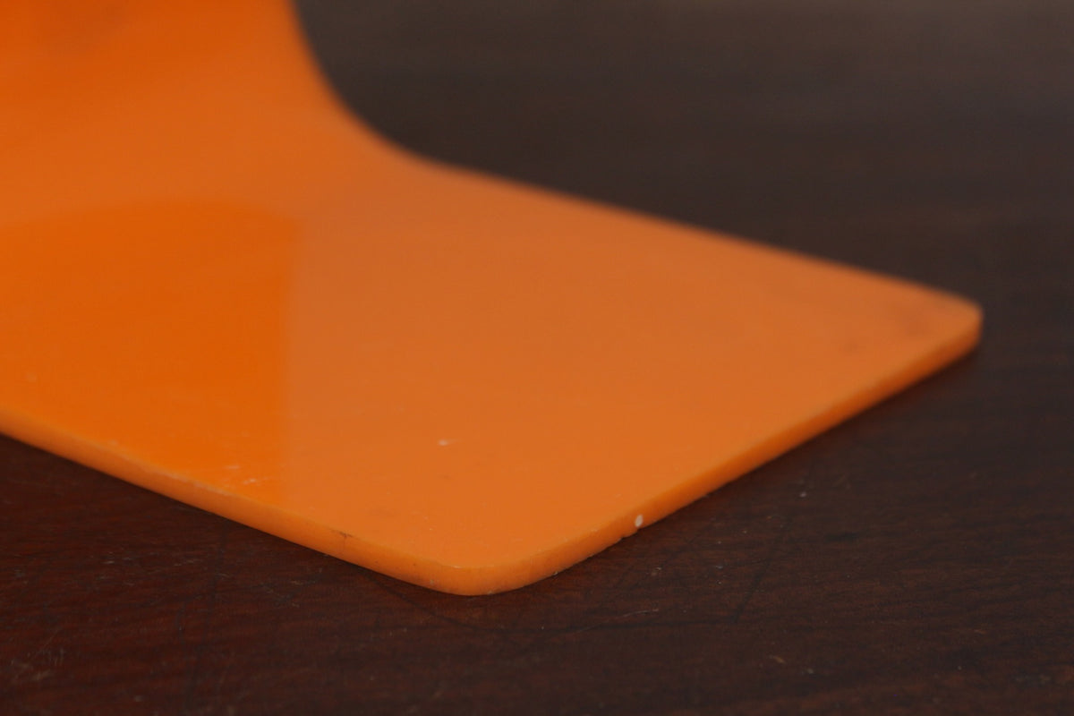 Mod Orange & White Acrylic Table Lamp