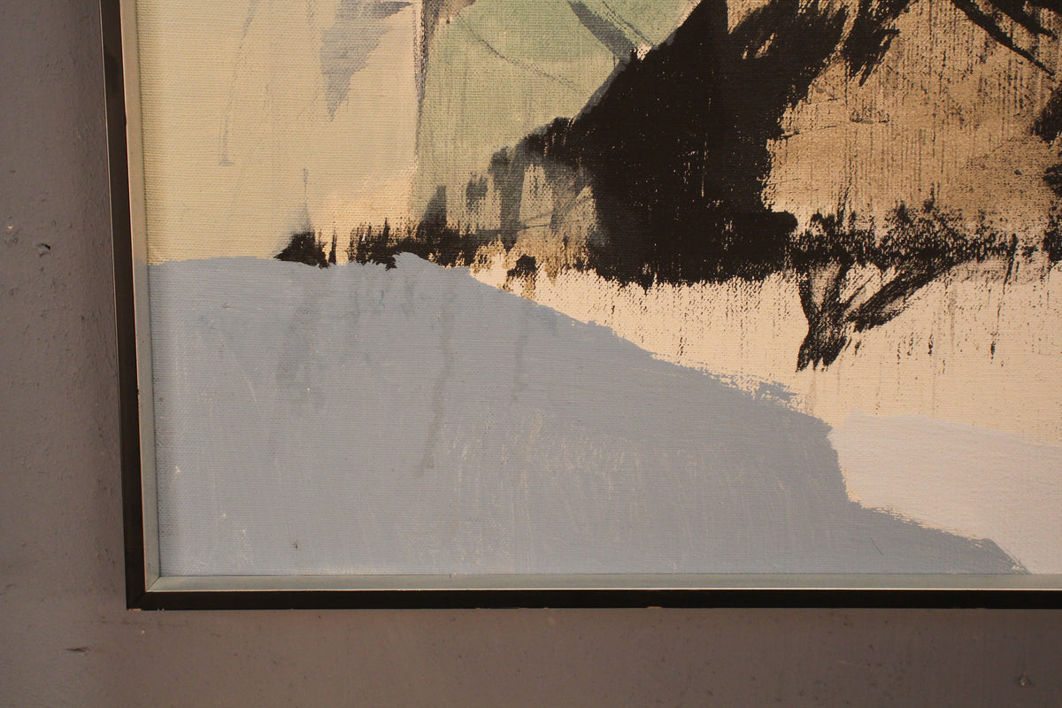 Large "Wild Winter" Abstract Painting