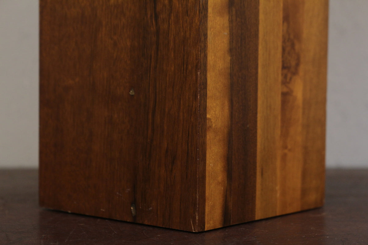 Solid Walnut Block Table Lamp