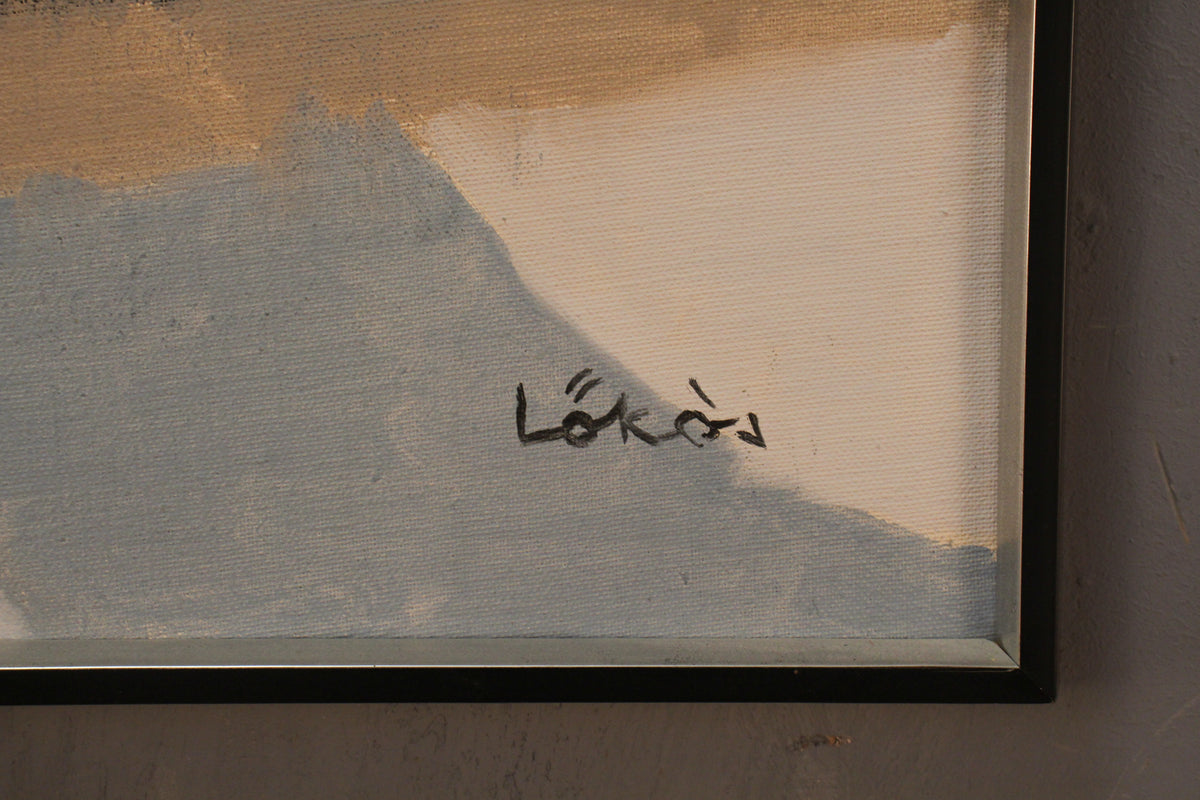 Large "Wild Winter" Abstract Painting