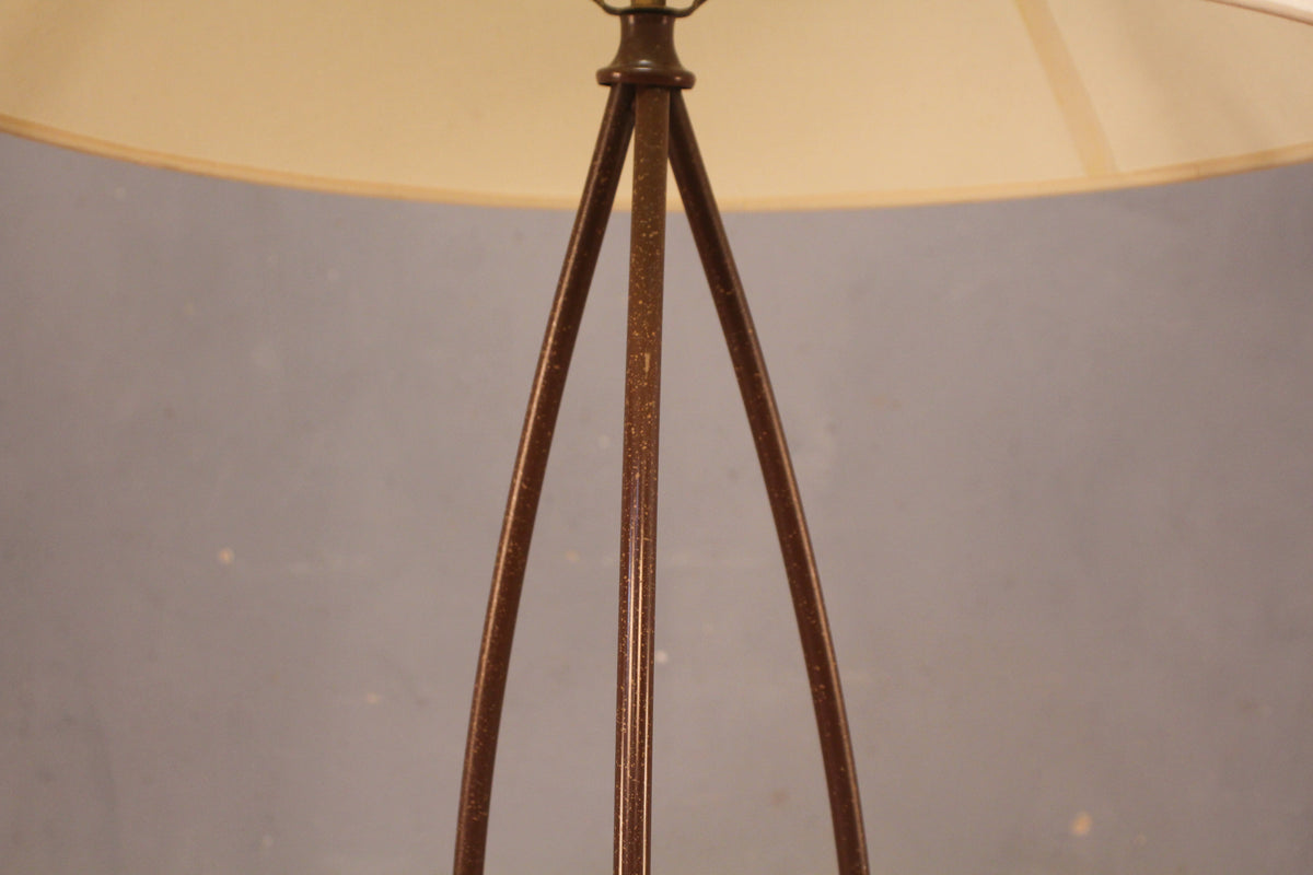 Mid Century Cage-Form Floor Lamp