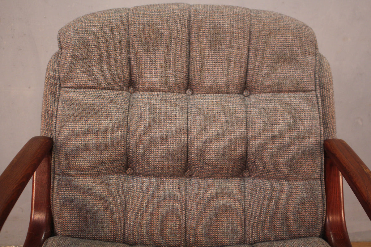Tufted Charcoal Executive Desk Chair