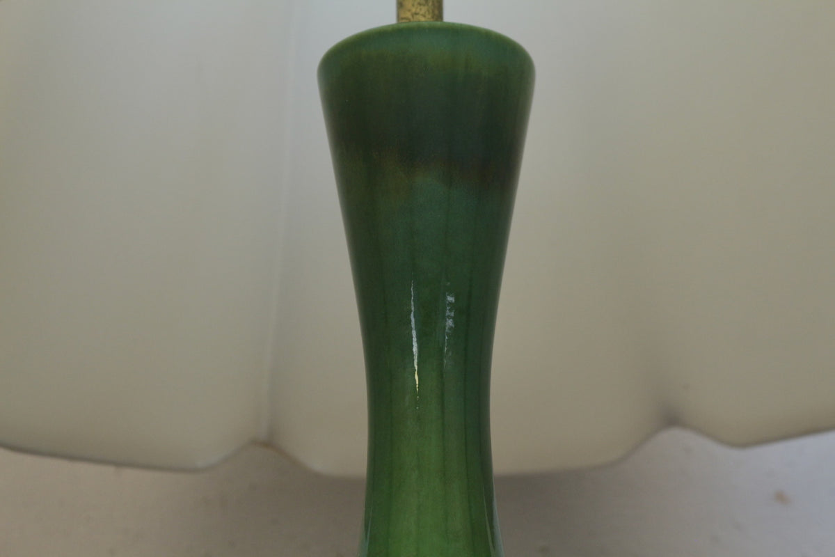 Mid Century Coastal Ceramic Table Lamp