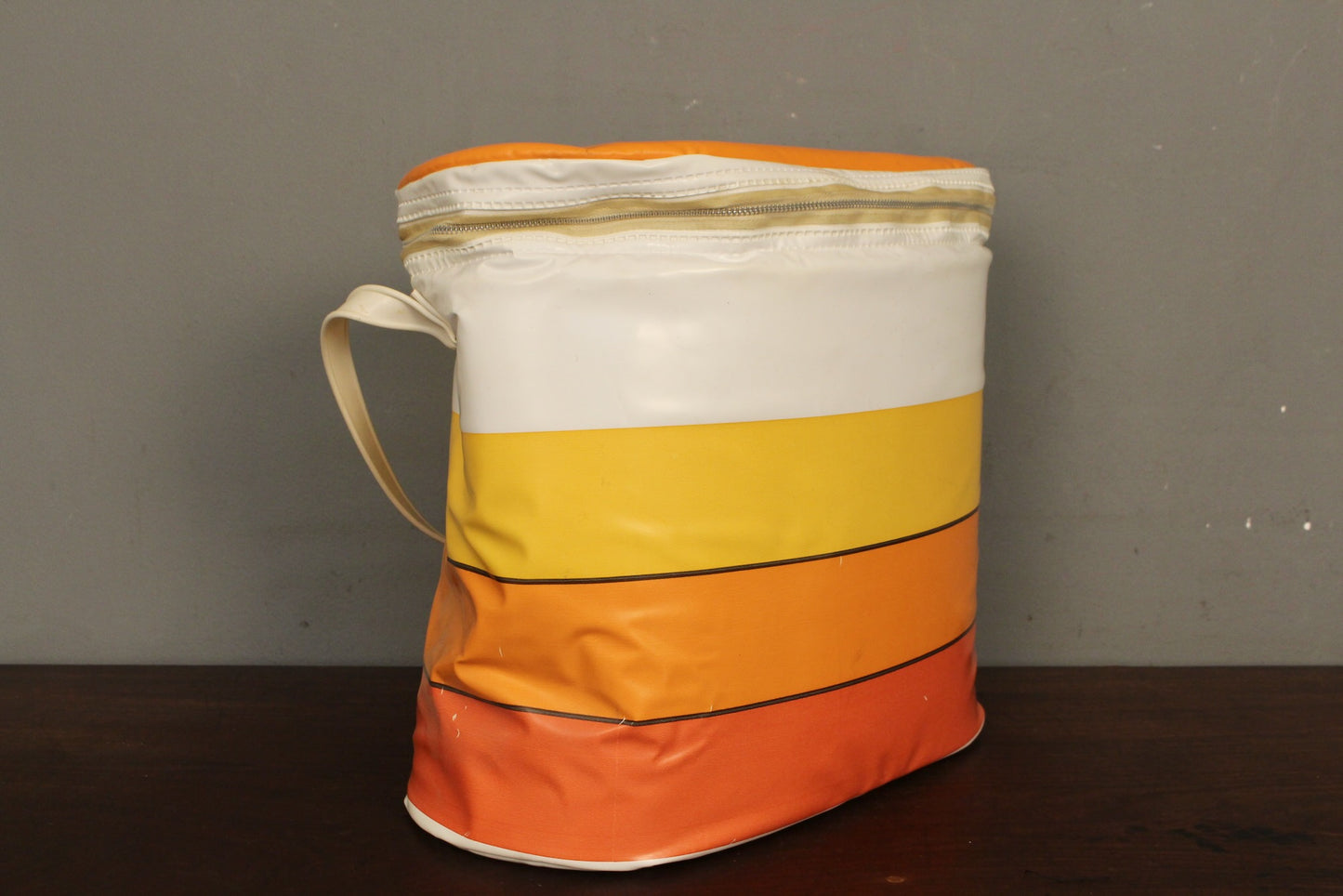 1970s Candy Corn Cooler Bag
