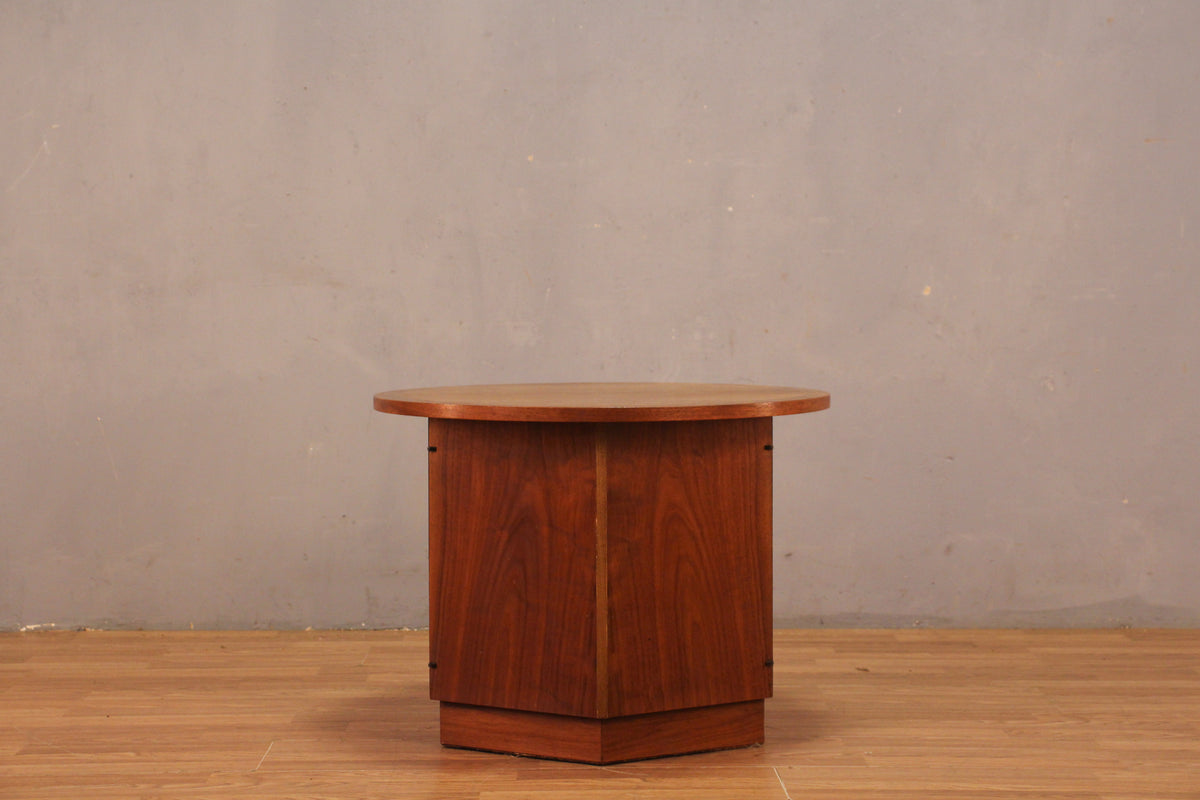 Lane Mid Century Drum End Table
