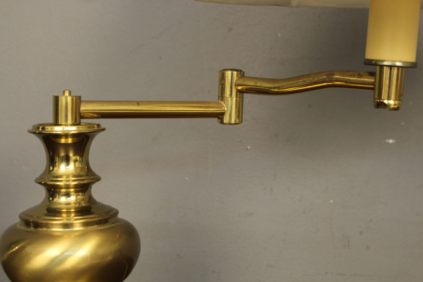 Brass Swing-Arm Table Lamp