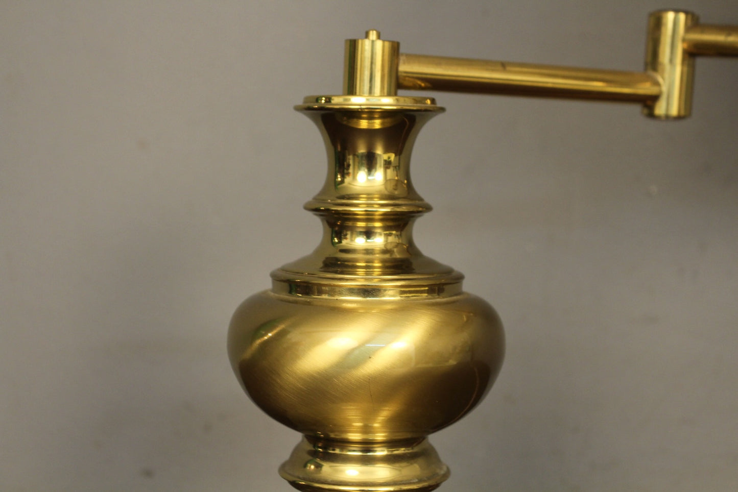 Brass Swing-Arm Table Lamp