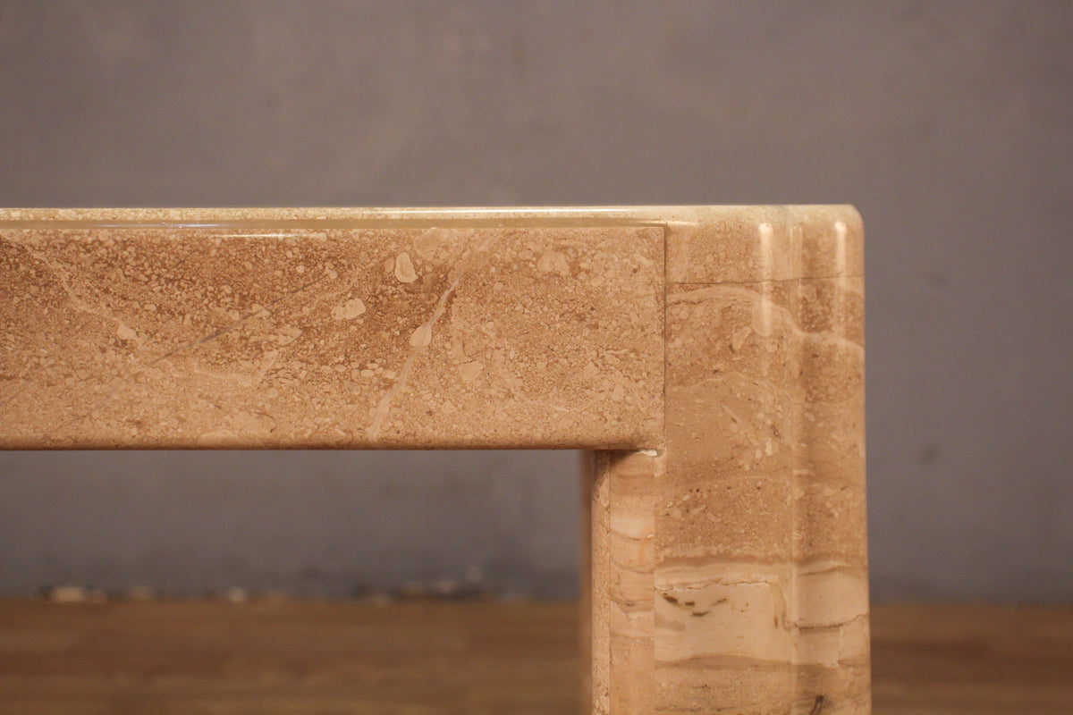 Solid Marble End Table - ONLINE ONLY