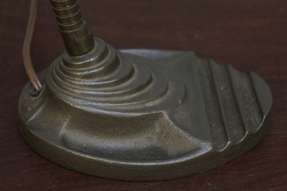 Art Deco Metal Gooseneck Lamp