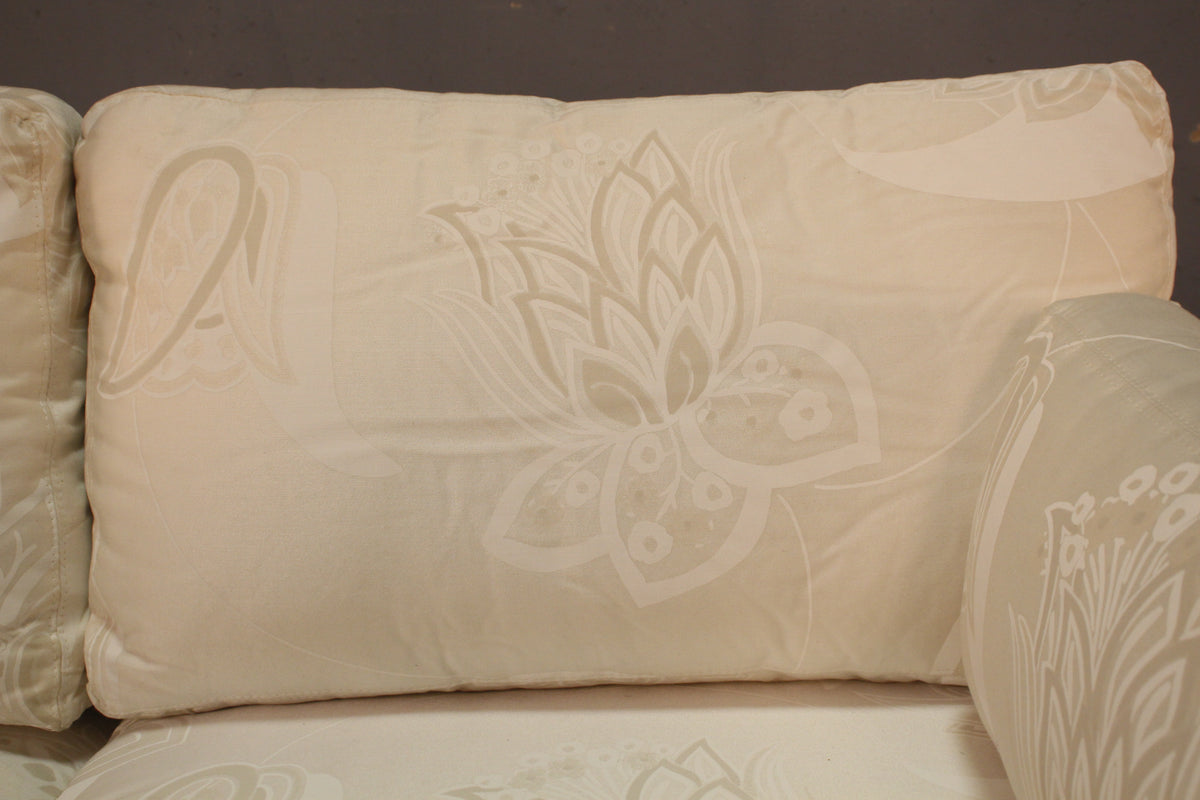 Drexel White Paisley Loveseat - ONLINE ONLY